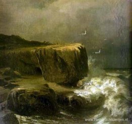 Getijde nabij de kust van de Krim Getijde nabij de kust van de Krim