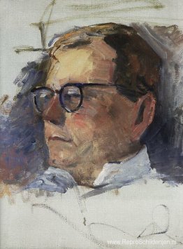 Portret van Dmitri Sjostakovitsj Portret van Dmitri Sjostakovitsj