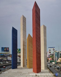 Torres de Satélite (samenwerking met Luis Barragán en Jesús Reye Torres de Satélite (samenwerking met Luis Barragán en Jesús Reye