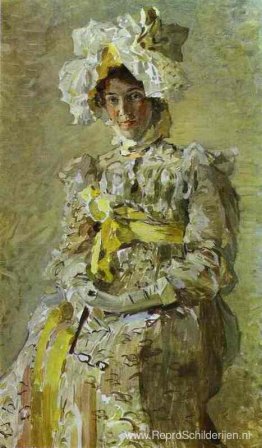 Portret van Nadezjda Zabela-Vrubel, de vrouw van de kunstenaar, Portret van Nadezjda Zabela-Vrubel, de vrouw van de kunstenaar,