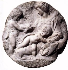 Madonna en Kind met de Infant Baptist Madonna en Kind met de Infant Baptist
