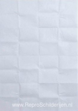 Werk nr. 384 (een vel papier op- en uitgevouwen) Werk nr. 384 (een vel papier op- en uitgevouwen)