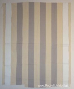 Blank acrylverf op rayé blanc en grijs helder Blank acrylverf op rayé blanc en grijs helder