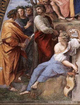 De Parnassus, uit de Stanza delle Segnatura (detail) De Parnassus, uit de Stanza delle Segnatura (detail)