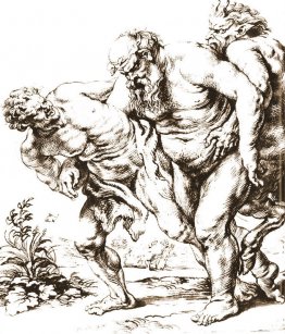 Silenus (of Bacchus) en saters Silenus (of Bacchus) en saters