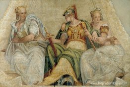 Minerva tussen de geometrie en de rekenkunde Minerva tussen de geometrie en de rekenkunde