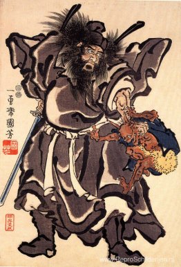 Shoki en Demon, Edo-periode Shoki en Demon, Edo-periode