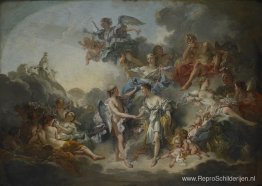 De bruiloft van Psych et de l`Amour De bruiloft van Psych et de l`Amour