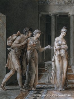 De ontmoeting van Orestes en Hermelien De ontmoeting van Orestes en Hermelien