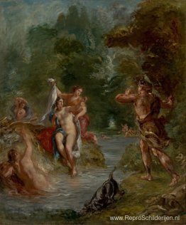 De zomer Diana verrast door Actaeon De zomer Diana verrast door Actaeon