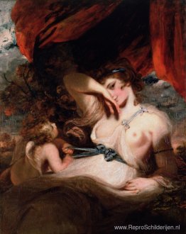 Cupido maakt de gordel van Venus los Cupido maakt de gordel van Venus los