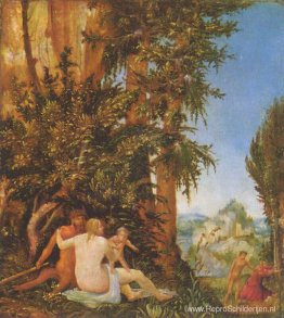 Landschap met Satyrfamilie Landschap met Satyrfamilie