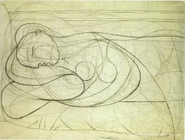 Liggend vrouwelijk naakt Liggend vrouwelijk naakt