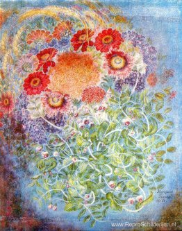 Tarwe, bloemen, druiven Tarwe, bloemen, druiven