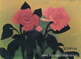 Twee roze rozen Twee roze rozen