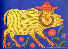 Deze Oekraïense ram verzamelde zijn oogst niet Deze Oekraïense ram verzamelde zijn oogst niet