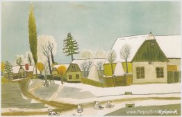 Husovtsy in de sneeuw Husovtsy in de sneeuw