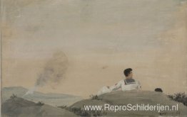 Rotsen met twee matrozen Rotsen met twee matrozen