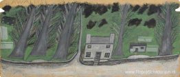 Huis met bomen Huis met bomen