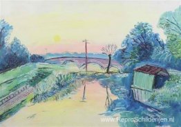 Rivierlandschap Rivierlandschap