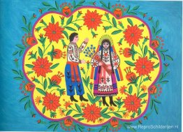 Vlas bloeit en een kozak gaat naar een meisje Vlas bloeit en een kozak gaat naar een meisje