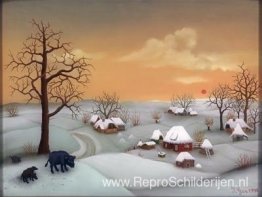Winterlandschap Winterlandschap