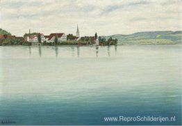 Berlingen gezien vanaf de Untersee Berlingen gezien vanaf de Untersee