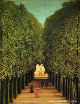 Steegje in het Park van Saint Cloud Steegje in het Park van Saint Cloud