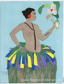 Belle De Yap en Orchidees. Ouest Carolines Belle De Yap en Orchidees. Ouest Carolines