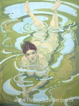 Figuur in water Figuur in water