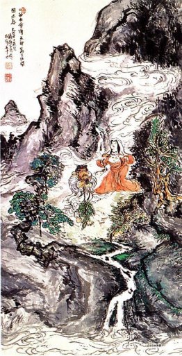 Twee godheden die dansen Twee godheden die dansen