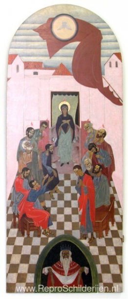 Icoon De afdaling van de Heilige Geest Icoon De afdaling van de Heilige Geest