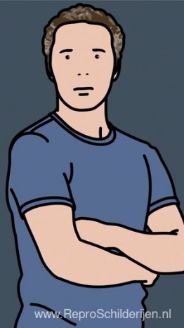Julian Opie ('Julian met T-shirt') Julian Opie ('Julian met T-shirt')