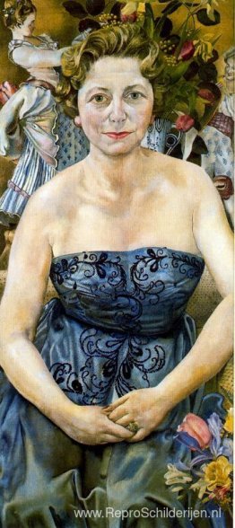 Portret van mevrouw Marjorie Metz Portret van mevrouw Marjorie Metz