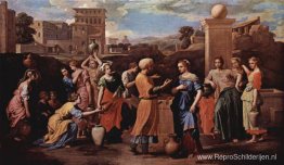 Eliëzer en Rebekka bij de bron Eliëzer en Rebekka bij de bron