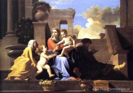 Heilige Familie op de trappen Heilige Familie op de trappen