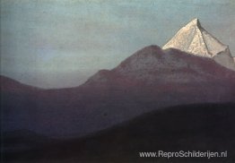 Himalaya. Roze piek. Himalaya. Roze piek.