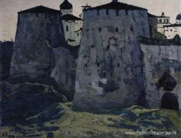 Izborsk. Torens. Izborsk. Torens.