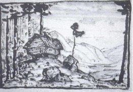 Hut in de bergen Hut in de bergen