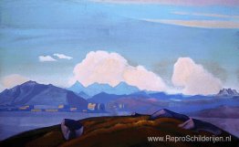 Uitzicht op de Everest vanuit Tibet Uitzicht op de Everest vanuit Tibet