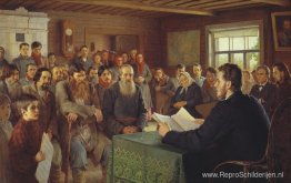 Zondagse lezing op de plattelandsschool Zondagse lezing op de plattelandsschool
