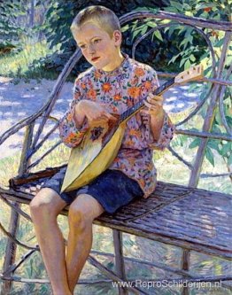 Portret van de zoon van de kunstenaar, Klaus Erhardt Portret van de zoon van de kunstenaar, Klaus Erhardt