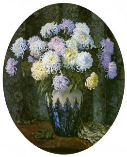 Stilleven met chrysanten Stilleven met chrysanten