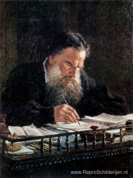 Portret van Leo Tolstoj Portret van Leo Tolstoj