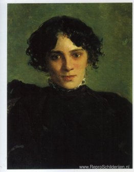 Portret van Maria Gabayeva Portret van Maria Gabayeva