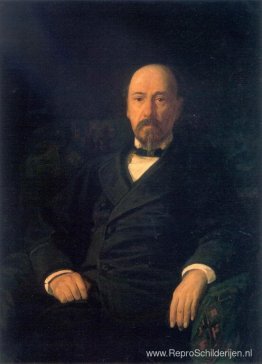 Portret van de dichter Nikolaj Nekrasov Portret van de dichter Nikolaj Nekrasov