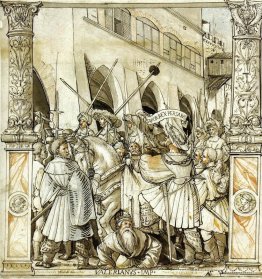 De vernedering van keizer Valeriaan door de Perzische koning Sap De vernedering van keizer Valeriaan door de Perzische koning Sap