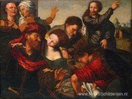 Jezus roept Matteüs op om het belastingkantoor te verlaten Jezus roept Matteüs op om het belastingkantoor te verlaten