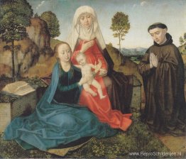 Maagd en Kind met Sint-Anna en een Franciscaanse schenker Maagd en Kind met Sint-Anna en een Franciscaanse schenker
