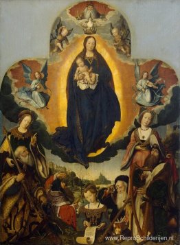 De Maagd Maria in glorie De Maagd Maria in glorie